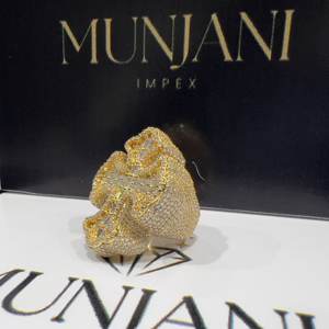 Anillos de Moissanita VVS Chapados en Oro, Certificados por IGI, Corte Brillante, Estilo Hip Hop, Anillo Cruzado de Compromiso para Fiesta, Plata 925 - Product Image 2