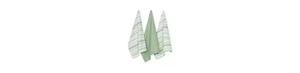Collezione di stoviglie per tutti i giorni striscia urbana, 20x30 ", verde carciofo, 3 pezzi | Importazioni di Design - Product Image 1