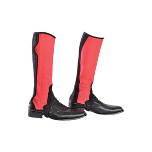 Guêtres d'équitation en cuir pour femmes avec fermeture éclair, longueur mollet, couleur unie, vêtements d'équitation, chaps d'équitation - Product Image 3