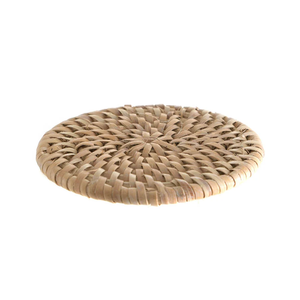Ensemble de dessous-de-verre en rotin tendance pour table à thé, dessous-de-verre ronds pour tasses et bols, accessoires de cuisine - Product Image 2