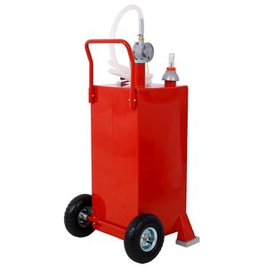 Ruote a Gas da 30 galloni rotanti reversibili a mano con pompa a sifone a benzina Diesel serbatoio di trasferimento carburante per motocicli ATVs - Product Image 6