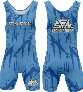 SFANA SPORTS Maillot de lutte sublimé pour homme, sans manches, col rond, taille élastique ajustée, toutes saisons - Product Image 3