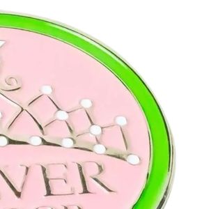 <b>Silver</b> Soror Crown Keychain Pink Green Accent Women Metal <b>Key</b> <b>Ring</b> Decorative Bag Charm Elegant <b>Key</b> Holder Fashion Gift - Product Image 3