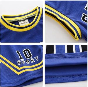 Conjunto Deportivo de Baloncesto para Hombre de 2 Piezas, Transpirable, que Absorbe la Humedad, Ecológico, Personalizable con Nombres y Números del Equipo, Camiseta sin Mangas de Malla - Product Image 6