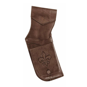 Imra Impex OEM - Funda de Cadera de Cuero Vacuno Genuino de Primera Calidad con Acabado Personalizado al por Mayor, con Grabado de Lirio Celta para Arqueros - Product Image 1