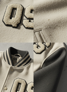 Blouson universitaire en laine pour homme, style vintage, tendance, avec logo brodé personnalisé, respirant et écologique, idéal pour l'automne - Product Image 3