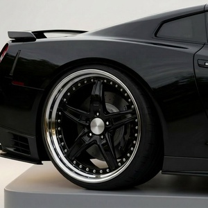 Rines de Aleación Negros Brillantes de 5 Brazos Personalizados para Nissan GT-R R35 de 20 Pulgadas, Rines Forjados de Repuesto - Product Image 5