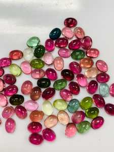 Cuentas de Turmalina Natural de Corte Brillante, Multicolor, Piedras Preciosas Sueltas para Anillos, Colgantes y Joyería, Calidad Mayorista, Cambio de Color - Product Image 1