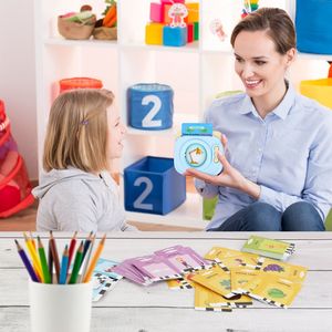 Tarjetas de Memoria Flash Bilingües Español-Inglés, 224 Palabras Visuales, Dispositivo Educativo Temprano Recargable, Tarjetas Cognitivas, Tarjetas de Memoria Flash Interactivas - Product Image 2