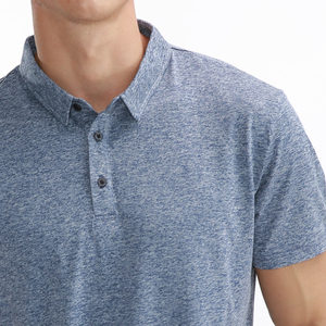 Wholesale Gym Golf Premium Quality Knitted Casual Polos Customized Quick Dry Breathable Short Sleeve Three Button Collar Muscle - Product Image 6