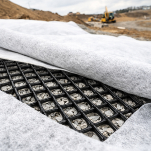 HDPE Biplanar Geonet | Biaxial Geonet Drainage <b>Net</b> | Industrial Landfill & Tunnel Drainage Geosynthetic for Floor & Garden - Product Image 3