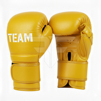 Gants de boxe sur mesure de haute qualité en cuir véritable pour entraînement professionnel, avec fermeture auto-agrippante, pour adultes, OEM