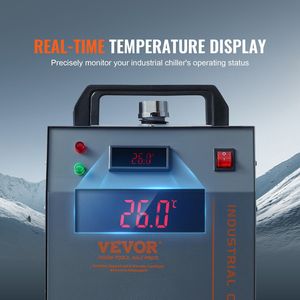 CW-3000(PRO) Enfriador de Agua Industrial Refrigerado por Aire de 150W, Capacidad de 18L, Tanque de Agua de 12L, Sistema de Enfriamiento de 18 Pulgadas - Product Image 5