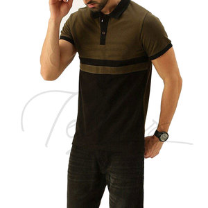 Camisetas Polo Amarillas y Negras con Cuello Polo para Hombre, Diseño Nuevo, con Logotipo, Camisetas Polo de Algodón para Hombre - Product Image 4