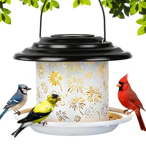 ที่ให้อาหารนกพลังงานแสงอาทิตย์ เซรามิกตกแต่งสวน แขวนกลางแจ้ง ขายส่ง - Product Image 1