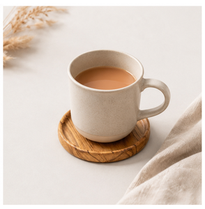 Premium Handcrafted Wood <b>Coasters</b> Eco-Friendly Round <b>Drink</b> <b>Coasters</b> <b>For</b> Home Office And Restaurant Table Protection Mats And Pad - Product Image 6