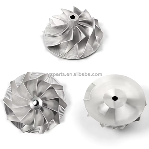 10 + 0 đảo ngược xoay 5-trục CNC Máy 230-gt117-2 Turbo turbo tăng áp phôi rèn máy nén bánh xe 6mm khoan 50x67mm - Product Image 4