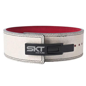 Cinturón de Levantamiento de Pesas Personalizado con Hebilla de Palanca de 10 mm, de Cuero Vacuno Antideslizante, Color Rosa, Unisex, Soporte para la Espalda, para Powerlifting - Product Image 3