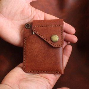 Cartera de Cuero al por Mayor, Elegante Cartera Cuadrada Hecha a Mano para Hombre, Protección RFID, Ranuras para Tarjetas, Bolsillo para Efectivo, Compartimento para Monedas - Product Image 5