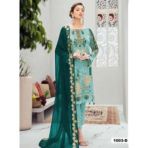 Vestido de fiesta de diseñador Salwar Kameez Dupatta, bordado, paquistaní, oferta especial, 2021 - Product Image 6