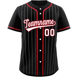 Uniforme Deportivo Personalizado de Béisbol, Jersey de Manga Corta, Malla de Poliéster, Estilo Atlético de Élite, Conjunto con Nombre y Número, Textura Suave, Impresión DTF - Product Image 2