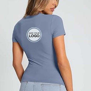 Camisetas de Lona Personalizadas para Mujer con Diseño Comprimido - Tela Ecológica - Product Image 1