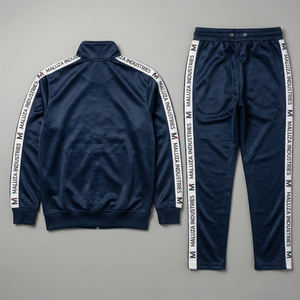 Survêtement pour homme à rayures bleu marine, streetwear, gym, course à pied, USA Europe MALUZA INDUSTRIES - Product Image 3