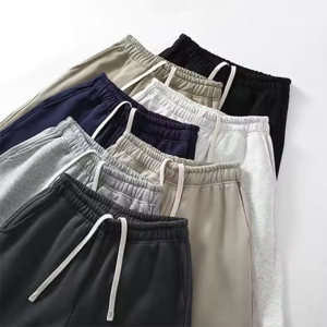 Shorts en molleton épais de haute qualité 280 g/m² pour hommes, style streetwear, athlétique et fitness, unisexe - Product Image 1