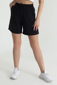 Shorts de jogging athleisure d'été pour femmes, respirants, imperméables, séchage rapide, écologiques, coupe-vent, 100% coton, motifs floraux unis, fourrure - Product Image 6