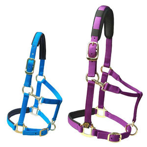 Licol en cuir de polo argentin traditionnel de qualité supérieure, cousu main, avec fil ciré et ferrures en laiton robustes réglables - Product Image 5