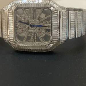 Reloj Clásico Personalizado para Hombre con Diamantes Cultivados en Laboratorio, Estilo Hip Hop, Joyería de Diamantes, Mejor Calidad, Precio al por Mayor - Product Image 3