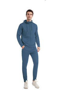 Conjunto Deportivo para Hombre, Chaqueta y Pantalón con Cierre Completo, para Correr, Gimnasio, Entrenamiento, Transpirable, Hecho en Pakistán - Product Image 2