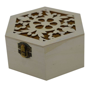 Wholesale Laser Cut Wooden Wedding Card Box Hollow Decorative <b>Wood</b> Gift Box With Lock <b>Rustic</b> Reception Money Keepsake Box - Product Image 4