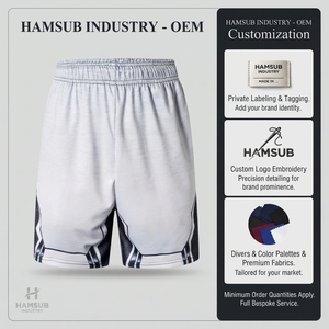 Premium <b>Men's</b> Gym Training <b>Shorts</b> with Stretch Fabric <b>Elastic</b> <b>Waistband</b> and Personalized Sportswear Branding - Product Image 3