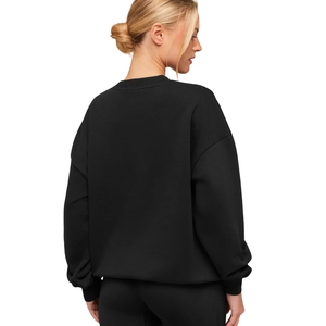Sudadera de Forro Polar Oversize para Entrenamiento, Ajuste Holgado, Top Deportivo Cálido y Suave, Ropa Casual Activa para Gimnasio, Fitness, Ejercicio y Running - Product Image 2