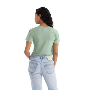 Camiseta Corta Rosa para Mujer al por Mayor, Camiseta Corta Lisa para Impresión Personalizada, Impresión Bajo Demanda, Serigrafía - Product Image 5