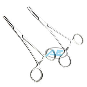Pinzas Ortopédicas Halsted de Alta Calidad, 12.5mm, Rectas y Curvas, Instrumentos Quirúrgicos de Acero Inoxidable, Accionamiento Manual - Product Image 1