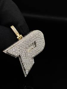 Colgante de Dragón con Diamantes de Imitación Personalizado Ice Legacy, Chapado en Plata Tibetana, con Cristales y Pedrería, Estilo Hiphop, Unisex - Product Image 5