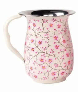 Jarra de agua de acero con nuevo diseño floral, artículos para beber con impresión personalizada, jarra de agua verde. - Product Image 3