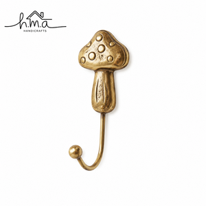 Solid Brass Round Groove Wall Hook Brushed Gold Finish Decorative <b>Coat</b> Hook <b>Robe</b> Towel Holder Modern Home Hardware - Product Image 3