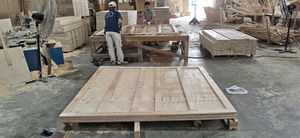Factory Wholesale Heavy Duty Plywood with door <b>Storage</b> <b>Box</b> Industrial Wooden Vault Reusable OEM ODM Custom Logo - Product Image 6