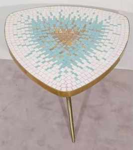 Mesa Consola Hecha a Mano con Incrustaciones de Hueso, Resina Ecológica, Mueble Moderno para Sala de Estar Estilo Indio, Altura Ajustable - Product Image 4