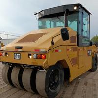 Rouleau compresseur routier Caterpillar CW34 LRC d'occasion 2019 à vendre, compresseur d'asphalte à pneus pneumatiques, machine lourde avec moteur d'origine
