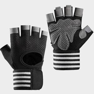 Cycling Bike <b>Gloves</b> Padded Half Finger Bicycle <b>Gloves</b> Shock-Absorbing Anti-Slip Breathable Biking <b>Gloves</b> for Men <b>Women</b> - Product Image 1