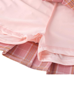 กระโปรงสเก็ตเตอร์ทรงเอพลีทลายสก็อต แต่งระบาย สำหรับผู้หญิง สไตล์มินิคลับแวร์ Y2K สตรีทแวร์ ฮิปฮอป ทรงเอไลน์ สั้น ผลิตตามแบบ OEM สำหรับฤดูร้อนและฤดูใบไม้ผลิ - Product Image 2