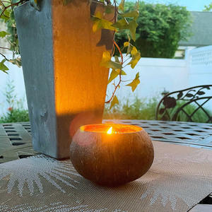 OFERTA ESPECIAL: TAZÓN HECHO A MANO DE CÁSCARA DE COCO, NATURAL, ECOLÓGICO, REUTILIZABLE, PARA COCINA Y COMEDOR - Product Image 2