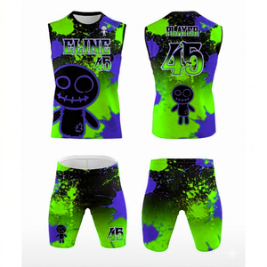 7v7 Heat-Transfer Printed <b>Compression</b> Set Jerseys Flag Football Uniform Custom Package Deal Quarterback Training Anti-Bacterial - Product Image 6