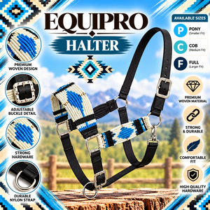 EQUIPO: Brida de nailon ajustable estilo western para caballo, para carreras de resistencia, con narigueña y corona de cuentas. - Product Image 2