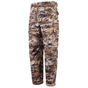 Pantalon de chasse pour homme en velours côtelé respirant et imperméable, camouflage extérieur, avec ceinture élastique et poches - Product Image 2