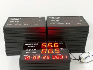 Industrial LED <b>Temperature</b>, Humidity, Date & Time Display | OEM Available | SCADA & IoT Ready - Product Image 2